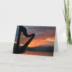 Music in the Soul Greeting Card Kaart