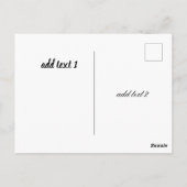 music instruments design briefkaart (Achterkant)