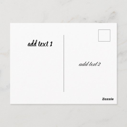 music instruments design briefkaart (Achterkant)