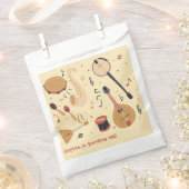 Music instruments kids birthday bedankzakje (Geknipt)