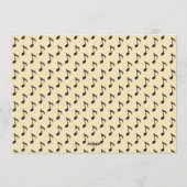 Music instruments kids birthday kaart (Achterkant)