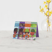 Music is Everthing Note Card Kaart (Gele Bloem)