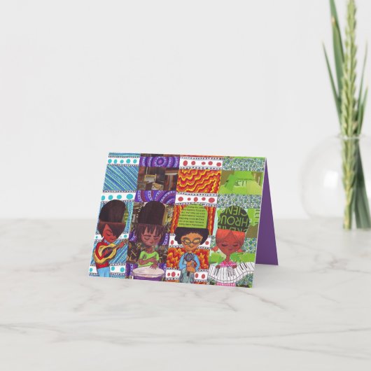 Music is Everthing Note Card Kaart (Voorkant)