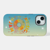 Music is Jam Phone Case iPhone 15 Case (Achterkant horizontaal)