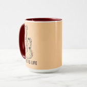 Music Is Life Instrument Art | Combo Mug Mok (Voorkant links)