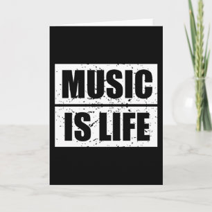 Music Is Life Kaart