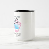 Music Is My Language Tea Mug Mok (Midden)