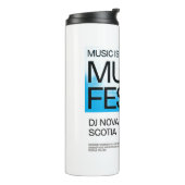  Music Is My Language Thermal Tumbler Thermosbeker (Gedraaid links)