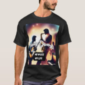 Music is my Life  T-shirt (Voorkant)