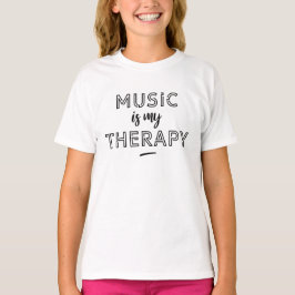 Music is my therapy t-shirt