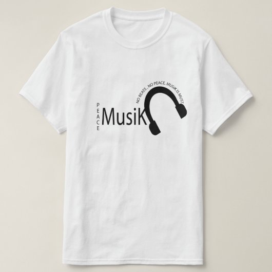 Music is My Therapy  T-shirt (Design voorkant)