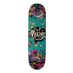 Music is Schaats Board Persoonlijk Skateboard