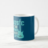 Music is the Soundtrack of Life Coffee Mug    Koffiemok (Voorkant rechts)