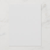 Music-kaart voor weduwschap informatiekaartje (Achterkant)