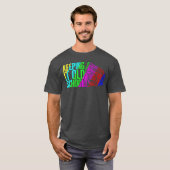 Music Keeping It Old School Stereo Retro retro T-shirt (Voorkant volledig)