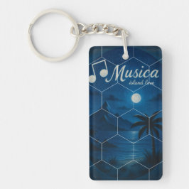 Music Keychain, Island Vibes Sleutelhanger