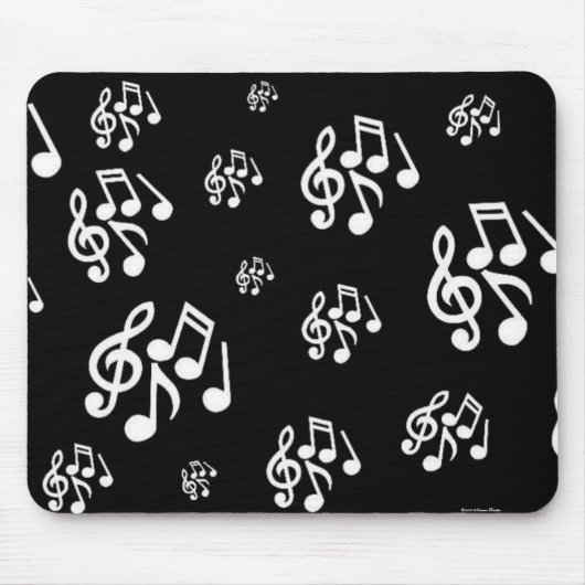 Music Keys Mousepad Muismat (Voorkant)