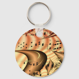 Music Keys neemt kennis van World Destiny Art Digi Sleutelhanger