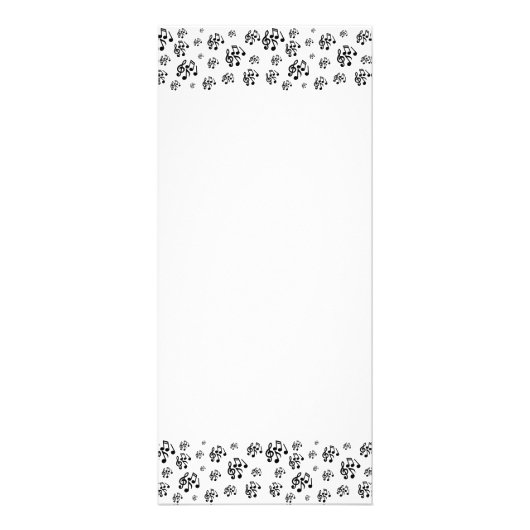 Music Keys-rackKaart Reclamekaart (Voorkant)