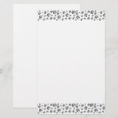 Music Keys Stationery Briefpapier (Voorkant / Achterkant)