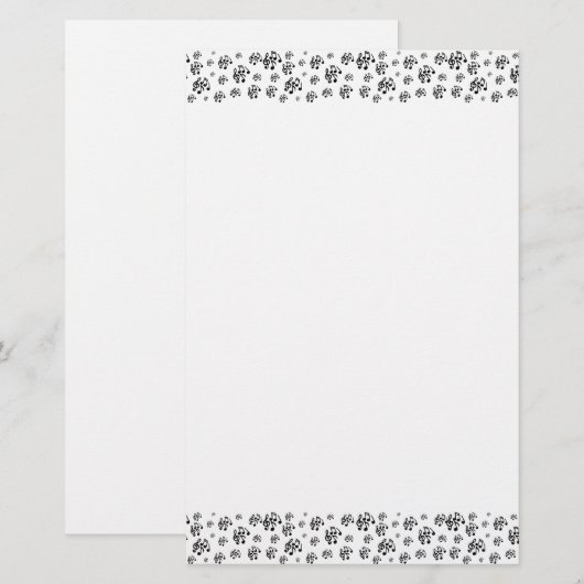 Music Keys Stationery Briefpapier (Voorkant / Achterkant)