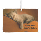 Music Kitten Air Freshener Luchtverfrisser (Achterkant)