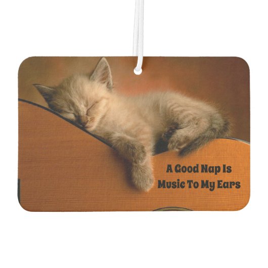 Music Kitten Air Freshener Luchtverfrisser (Achterkant)