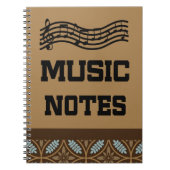 Music Lesson Practice Journal Notitieboek (Voorkant)