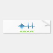 Music=Life Bumpersticker (Voorkant)