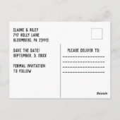 Music=Love Hoofdtelefoonhart Sparen het Briefkaart (Achterkant)