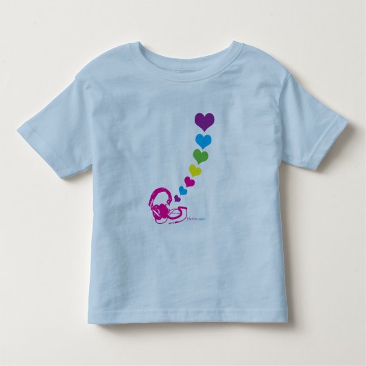 Music Love Kinder Shirts (Voorkant)