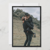 Music=Love Piano Keys Foto Weddenschap Kaart (Achterkant)