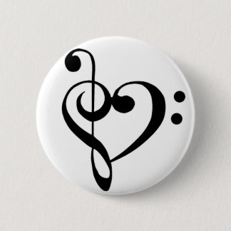 Music Love Ronde Button 5,7 Cm