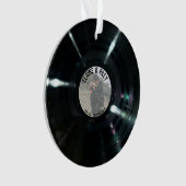 Music=Love Round Vinyl Record Ornament (voorkant)