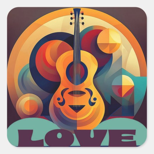 Music Love sticker (Voorkant)