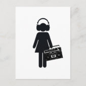 Music Lover Briefkaart (Voorkant)