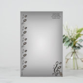 Music Lover Briefpapier (Staand voorkant)