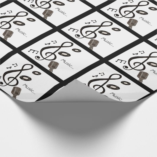 Music Lover Cadeaupapier (Hoek)