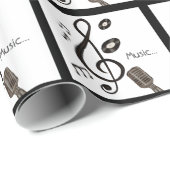 Music Lover Cadeaupapier (Rol Hoek)