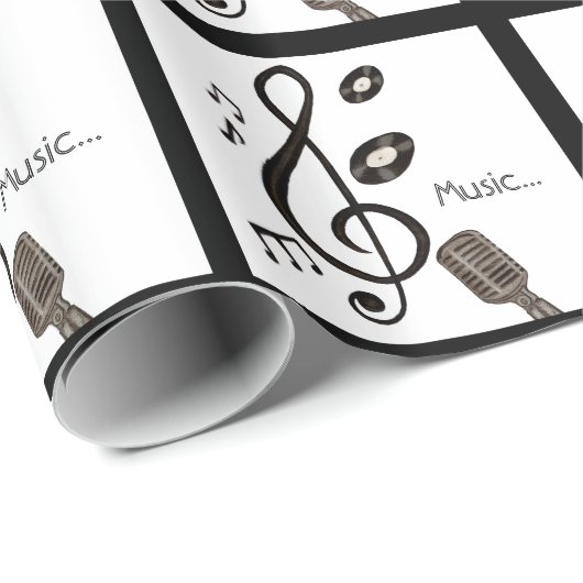 Music Lover Cadeaupapier (Rol Hoek)