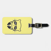 Music Lover Cat Bagagelabel (Voorkant horizontaal)