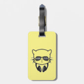 Music Lover Cat Bagagelabel (Achterkant verticaal)