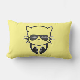 Music Lover Cat Kussen