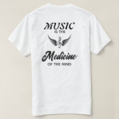 Music Lover Classic Guitar Tee – Casual T-Shirt (Design achterkant)