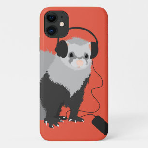 Music Lover Ferret Case-Mate iPhone Case