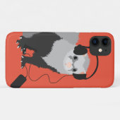 Music Lover Ferret Case-Mate iPhone Case (Achterkant (horizontaal))