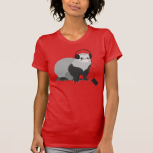 Music Lover Ferret T-shirt