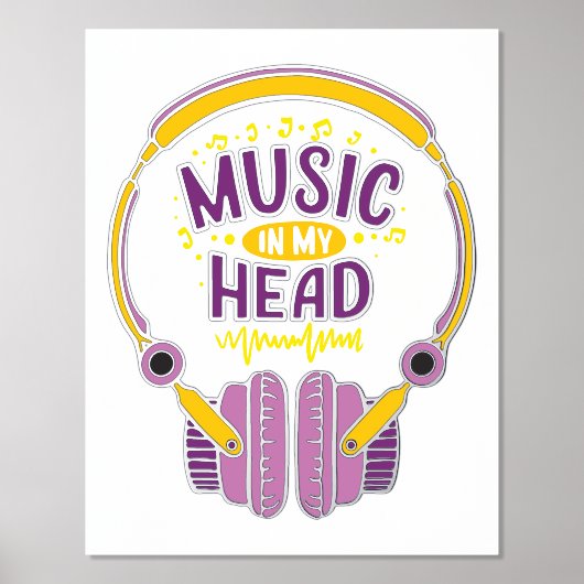 Music Lover Folie Afdrukken (Voorkant)