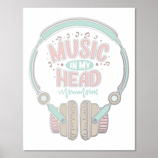 Music Lover Folie Afdrukken (Voorkant)