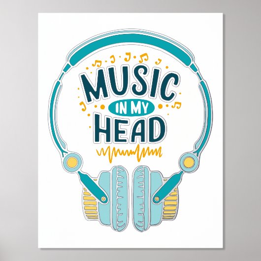 Music Lover Folie Afdrukken (Voorkant)